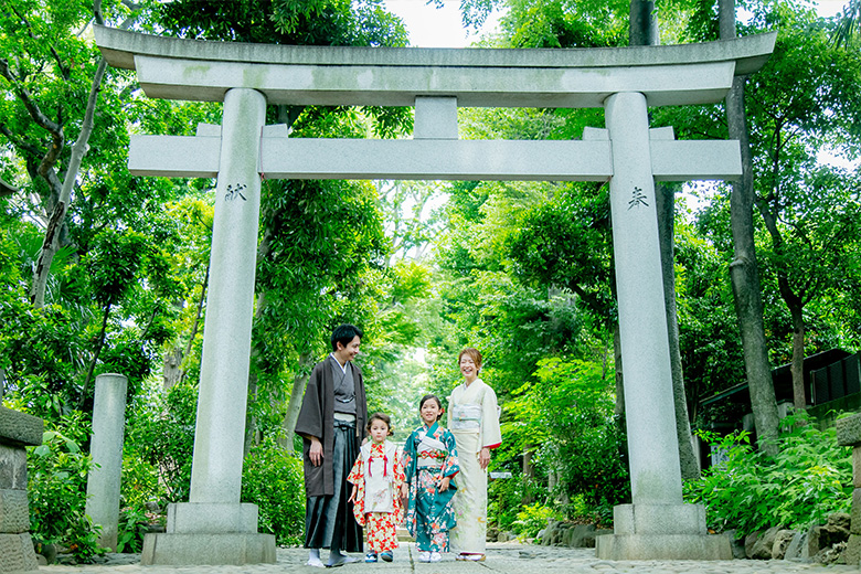 七五三神社撮影