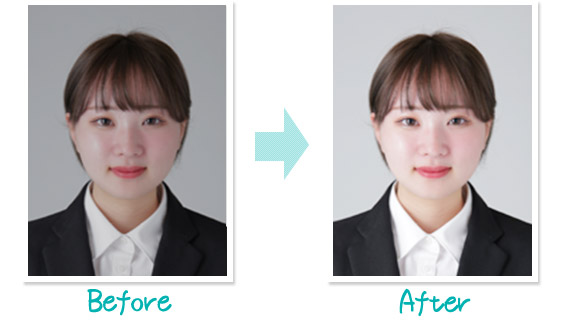 柔らかなライティング Before-After