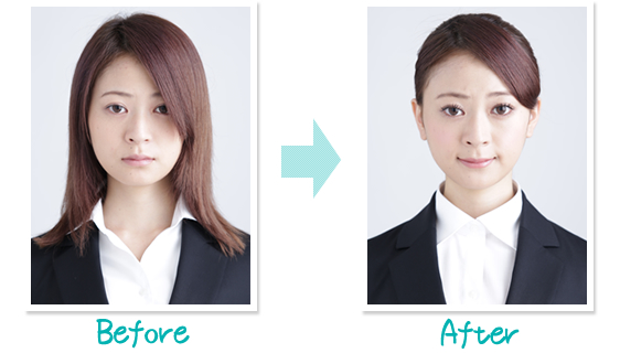 ヘアメイク　Before-After