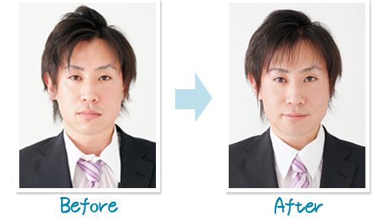 柔らかなライティング Before-After