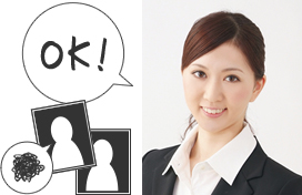 納得がいくまで何回でも撮り直し可能!