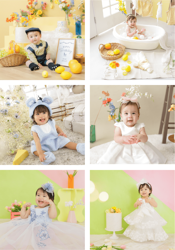 お誕生日のフォトギャラリー