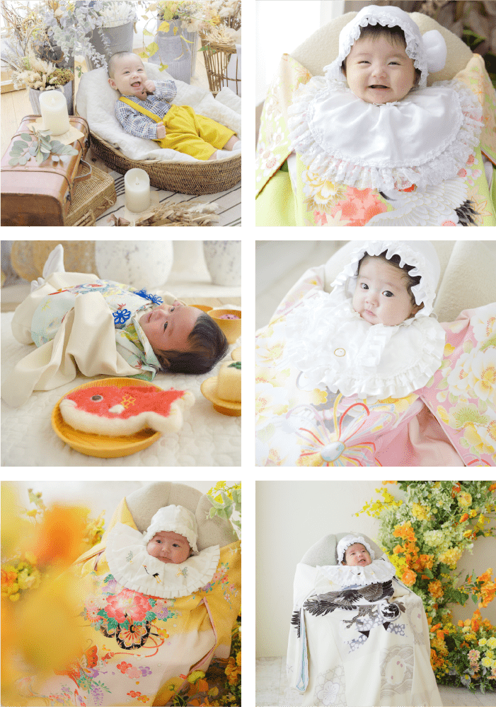 お宮参りのフォトギャラリー