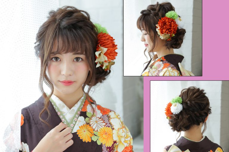 成人式・振袖 今流行のヘアアレンジ☆ | スタジオキャラット|七五三・お宮参り・成人式・マタニティフォトの写真撮影