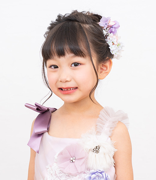七五三ドレスヘアアレンジ