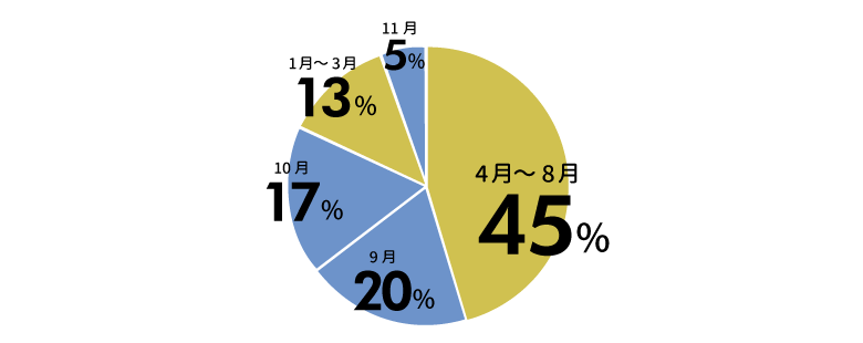 七五三の時期