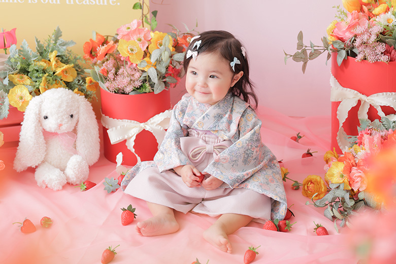 1歳誕生日写真撮影