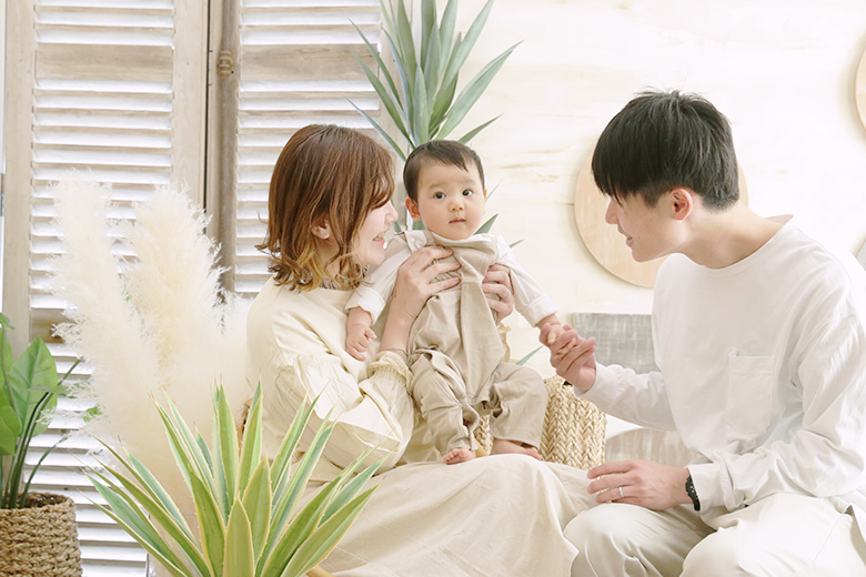 1歳誕生日写真撮影