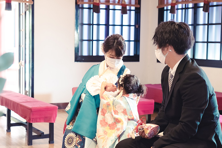 お宮参り　写真