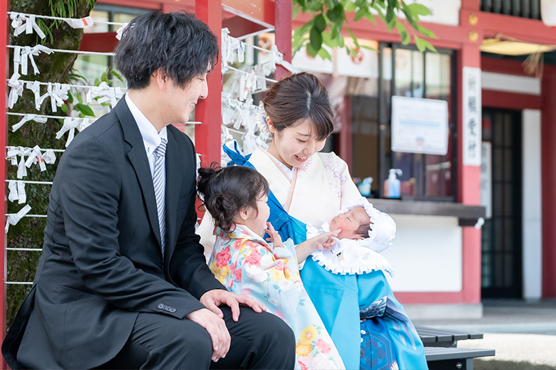 お宮参り写真