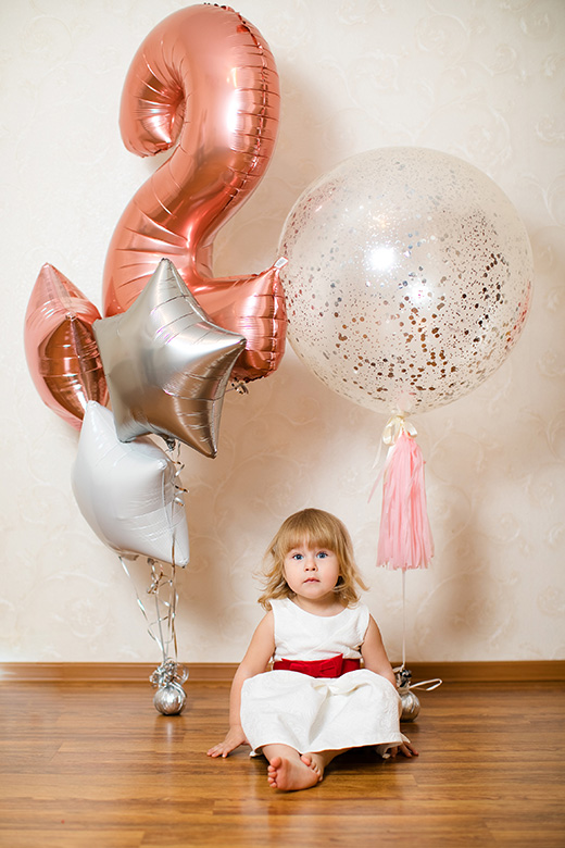 2歳誕生日写真