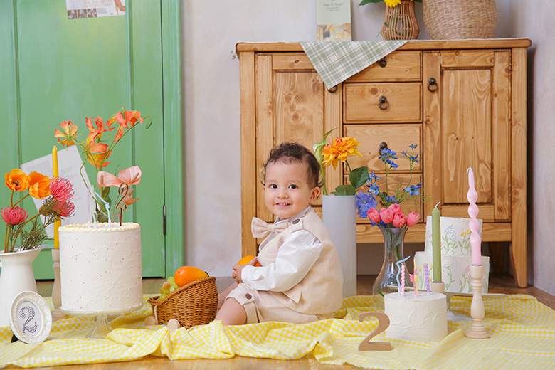 2歳誕生日写真