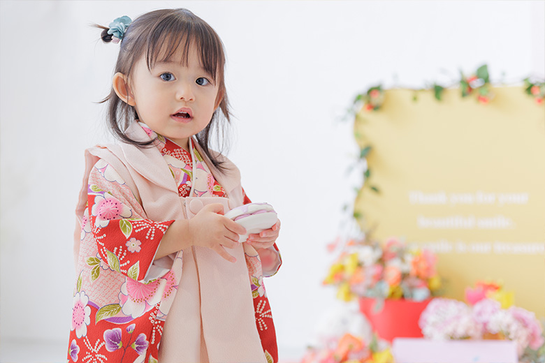 2歳誕生日写真