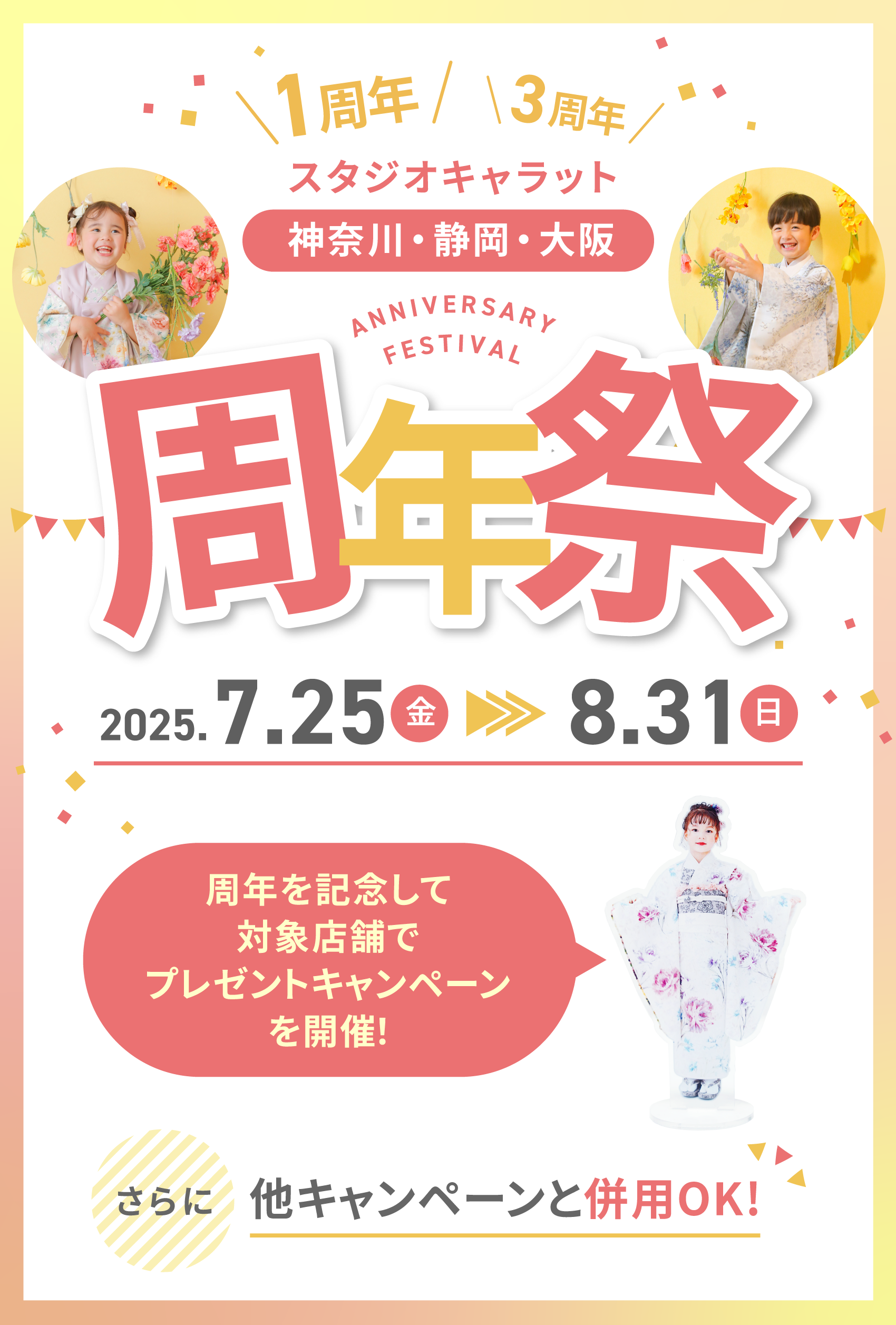 スタジオキャラット周年祭プレゼント