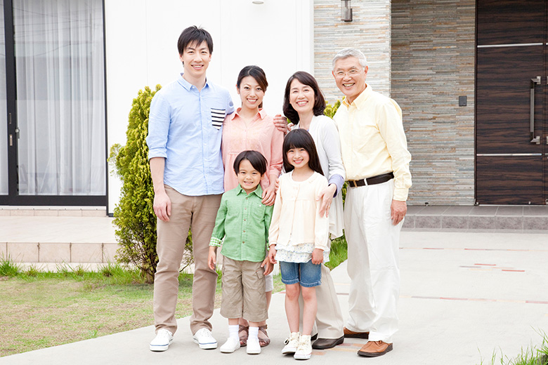 祖父母家族写真